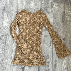 Vintage lace mini dress